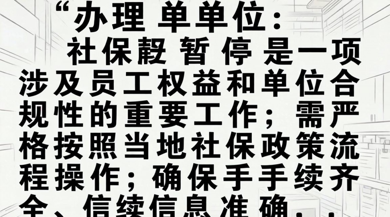 单位社保暂停怎么办理？需要准备哪些材料？-图2