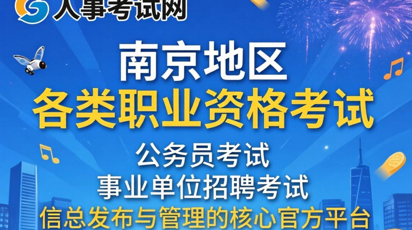 南京市人事考试网官网入口在哪?南京人事考试网怎么报名?-图2 南京市人事考试网官网入口在哪?南京人事考试网怎么报名?-图2