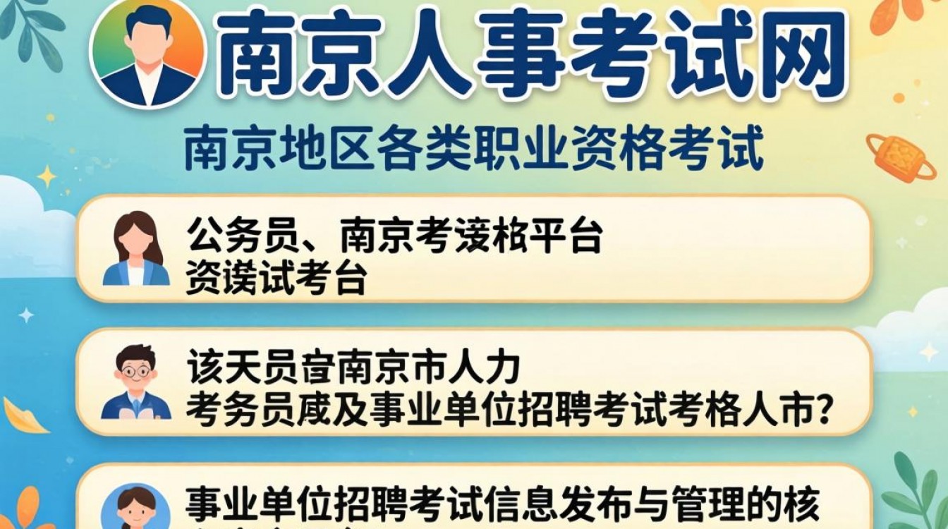 南京市人事考试网官网入口在哪?南京人事考试网怎么报名?-图3 南京市人事考试网官网入口在哪?南京人事考试网怎么报名?-图3