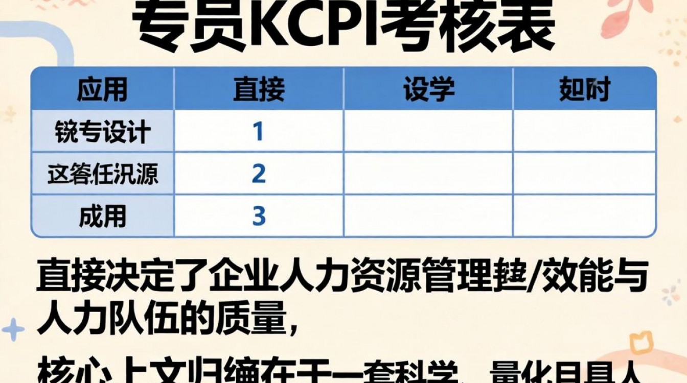 人事专员kpi考核表怎么写?最新人事专员绩效考核模板下载