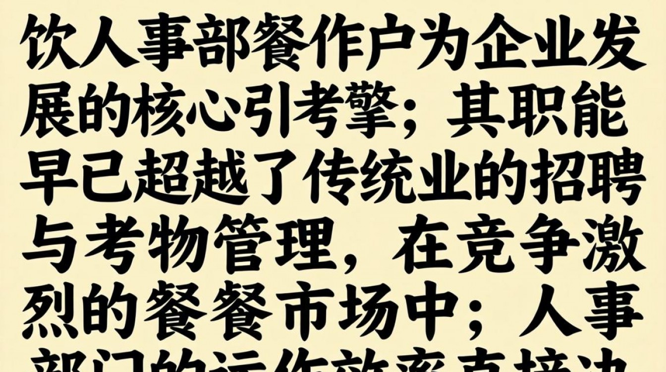 餐饮人事部工作职责有哪些?餐饮人事部主要工作内容-图2 餐饮人事部工作职责有哪些?餐饮人事部主要工作内容-图2