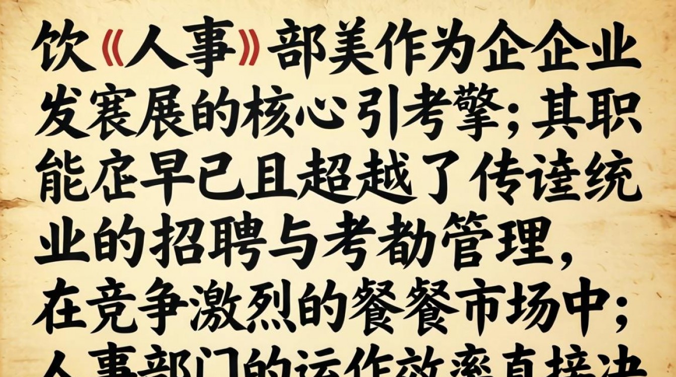 餐饮人事部工作职责有哪些?餐饮人事部主要工作内容-图3 餐饮人事部工作职责有哪些?餐饮人事部主要工作内容-图3