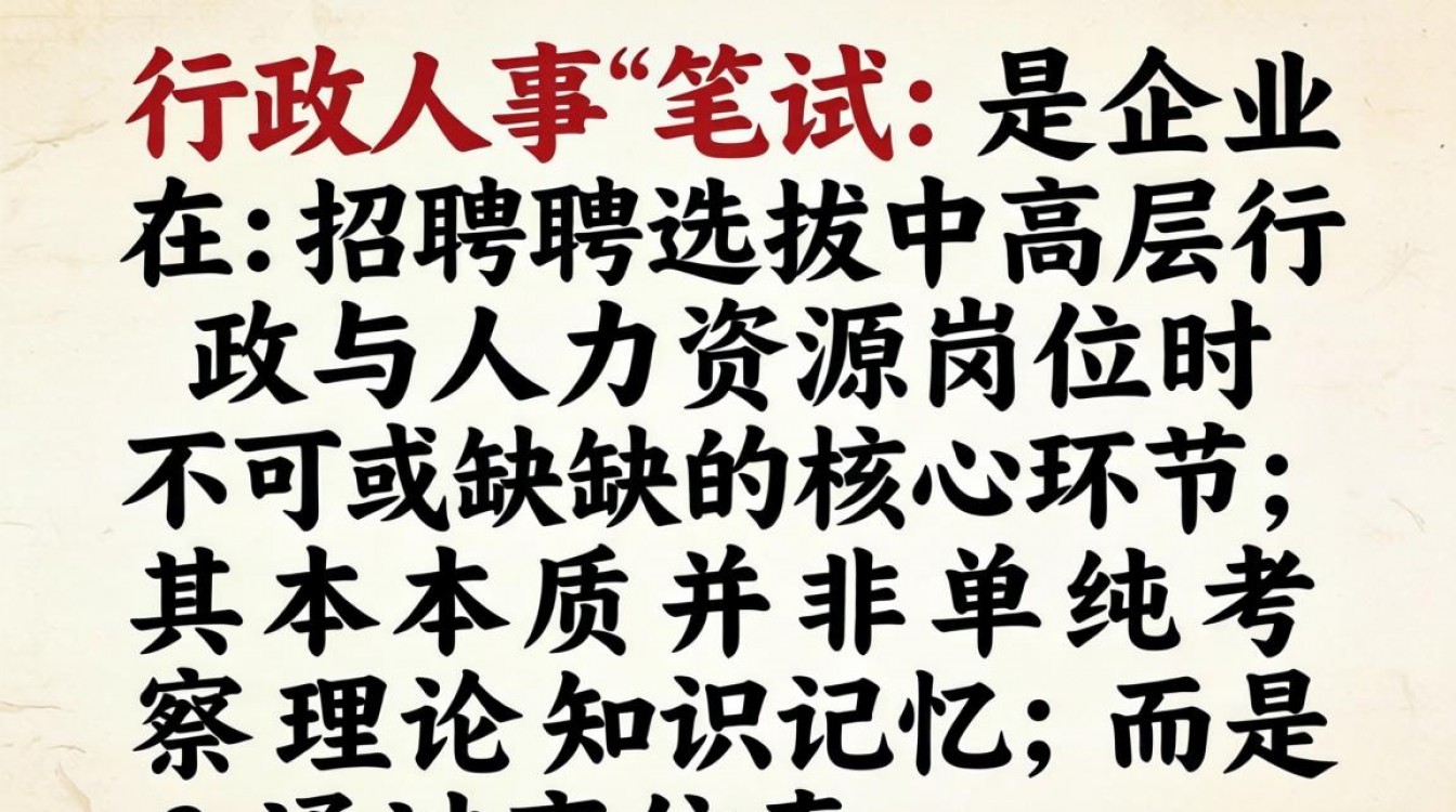 行政人事笔试考什么?行政人事笔试真题及答案解析-图1 行政人事笔试考什么?行政人事笔试真题及答案解析-图1