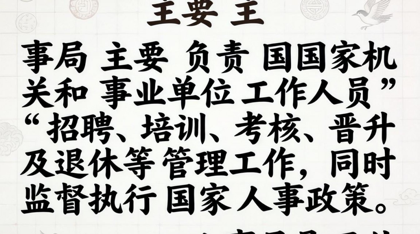人事局在政府机构中扮演着什么样的角色?