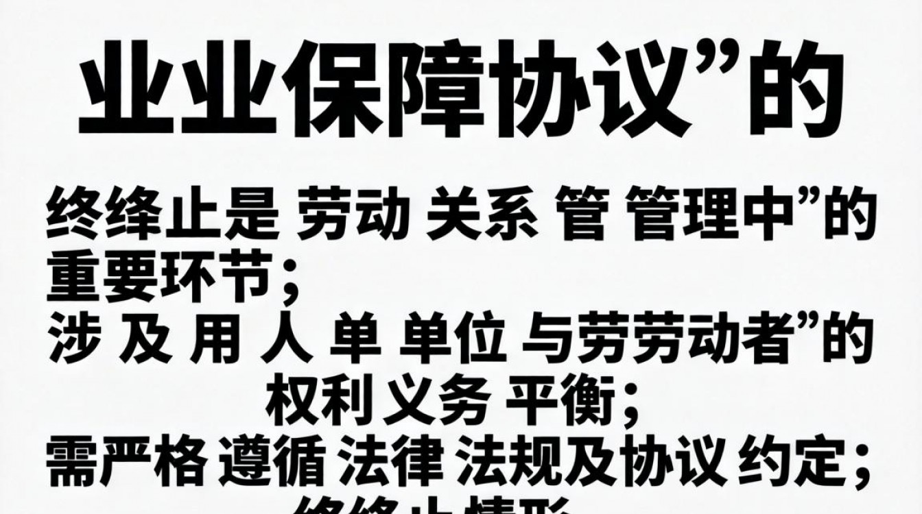 就业保障协议怎么终止？协议终止流程和条件有哪些？-图2