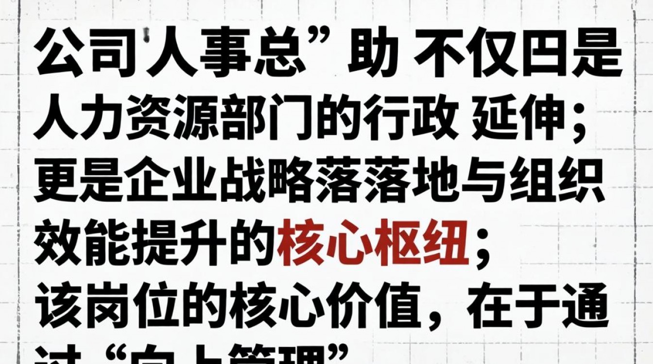 公司人事总助-图1