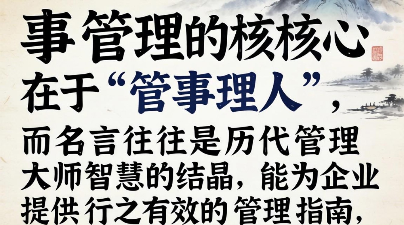 人事管理的名言警句有哪些,企业管理者必读的经典语录-图3 人事管理的名言警句有哪些,企业管理者必读的经典语录-图3