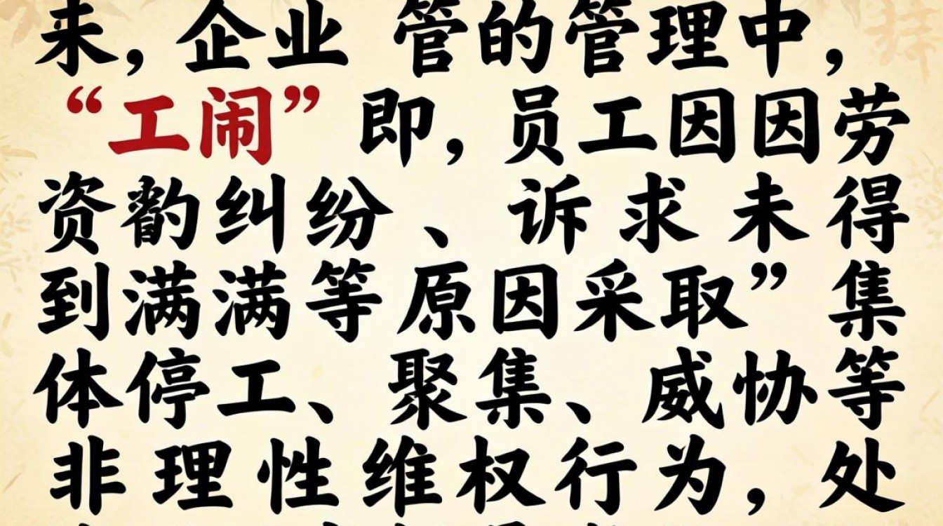 工闹如何处理？企业应对与法律边界详解-图2