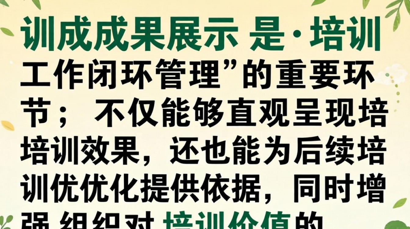 培训成果展示怎么做？培训归纳怎么写让领导满意？-图2