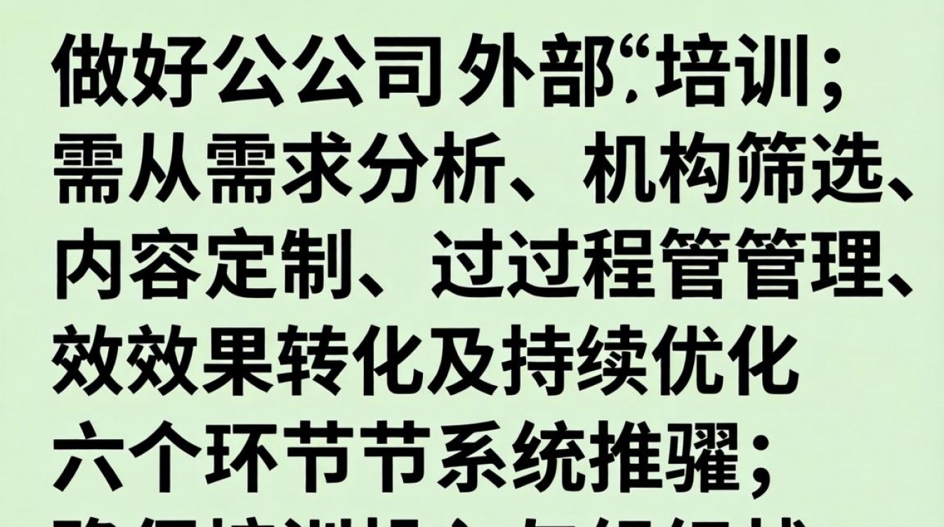 如何做好公司外部培训?关键步骤与注意事项有哪些?-图1 如何做好公司外部培训?关键步骤与注意事项有哪些?-图1