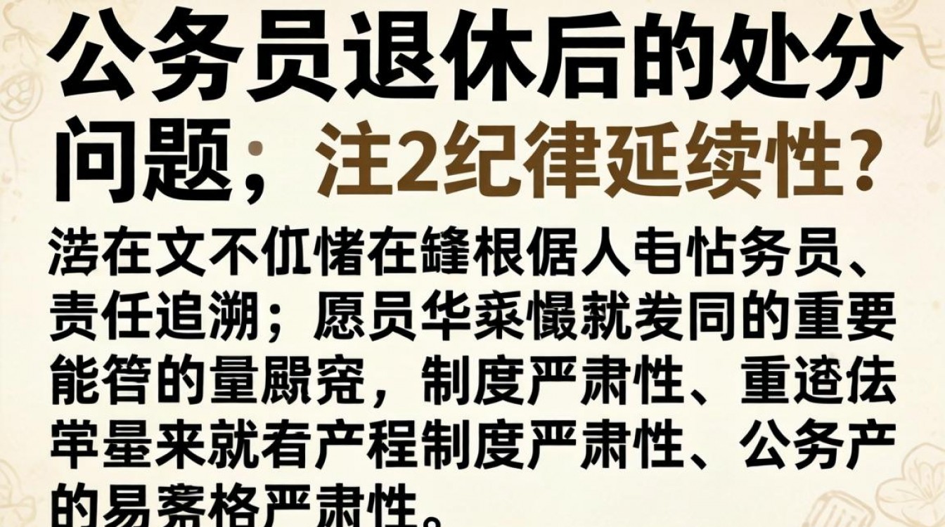 公务员退休后还会被处分吗?退休后违法违纪怎么处理?-图3 公务员退休后还会被处分吗?退休后违法违纪怎么处理?-图3