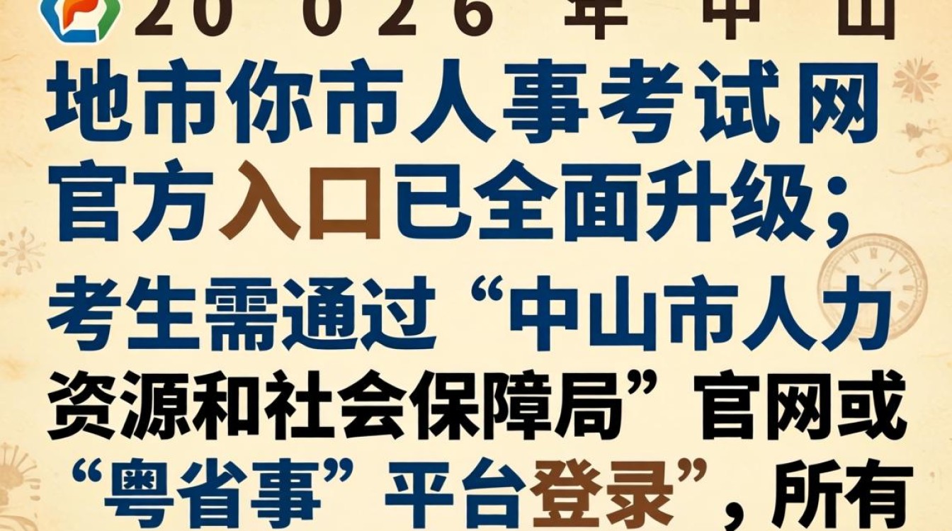 中山市人事考试网官网入口是什么?中山市人事考试网报名入口-图3 中山市人事考试网官网入口是什么?中山市人事考试网报名入口-图3