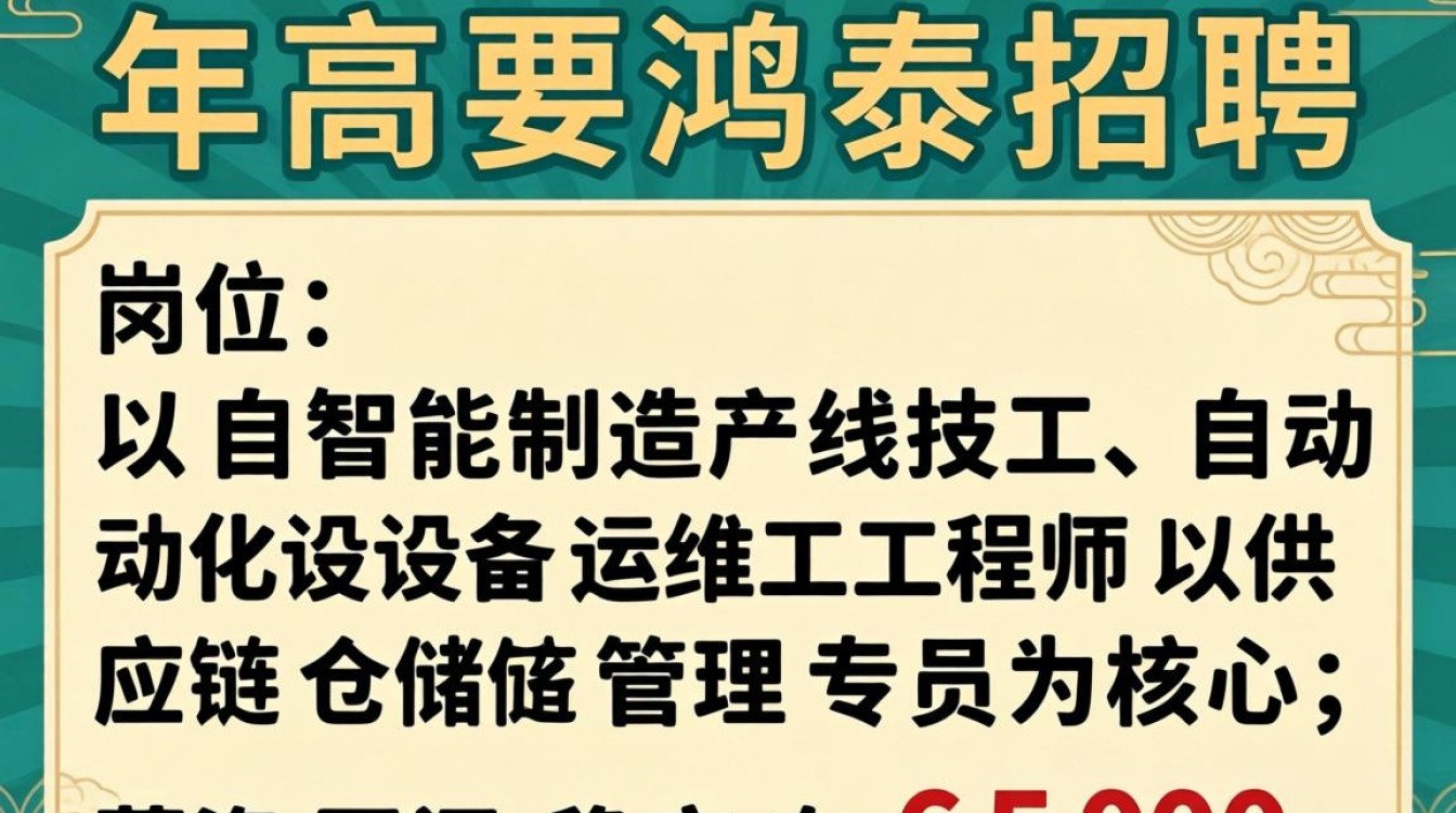 高要鸿泰招聘岗位有哪些?高要鸿泰最新招聘