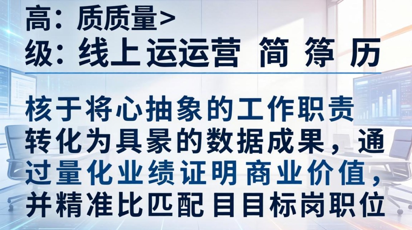 线上运营简历怎么写？零经验如何写出高薪简历-图1