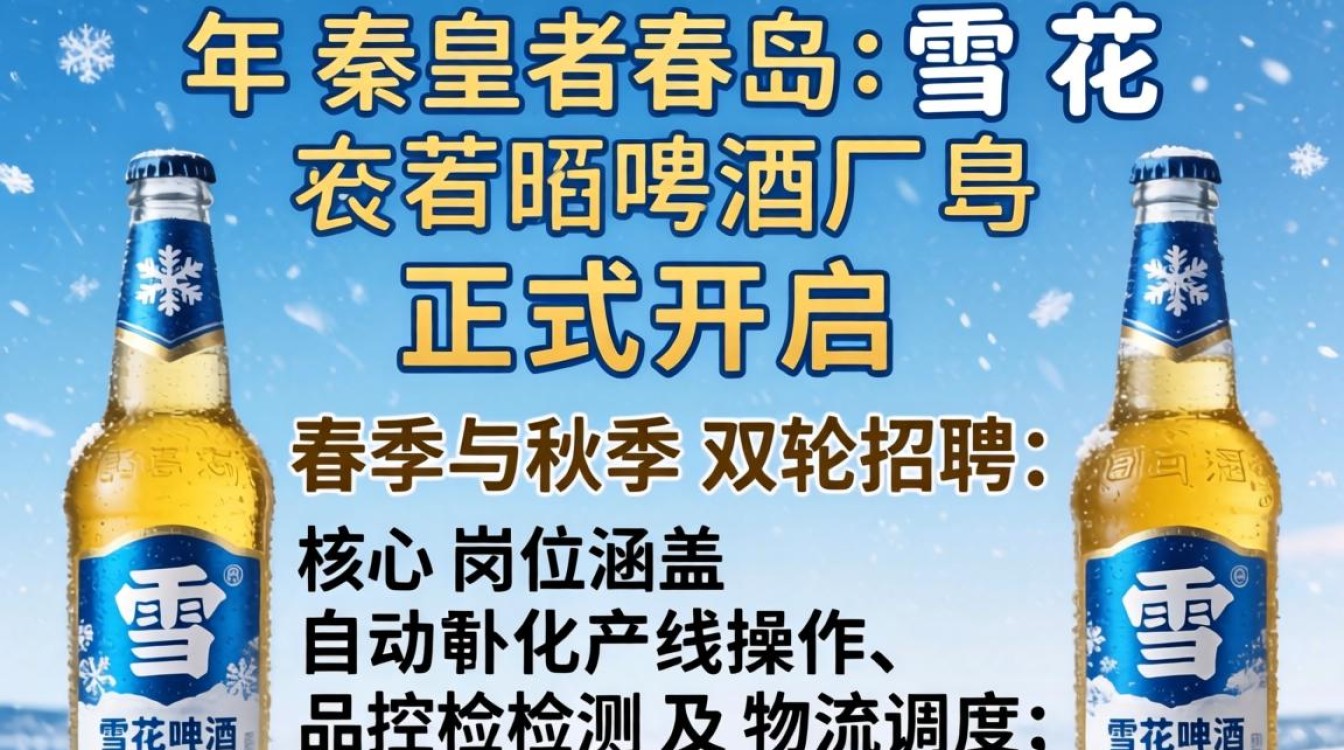 秦皇岛雪花啤酒厂招聘吗?雪花啤酒厂最新招聘信息-图1 秦皇岛雪花啤酒厂招聘吗?雪花啤酒厂最新招聘信息-图1