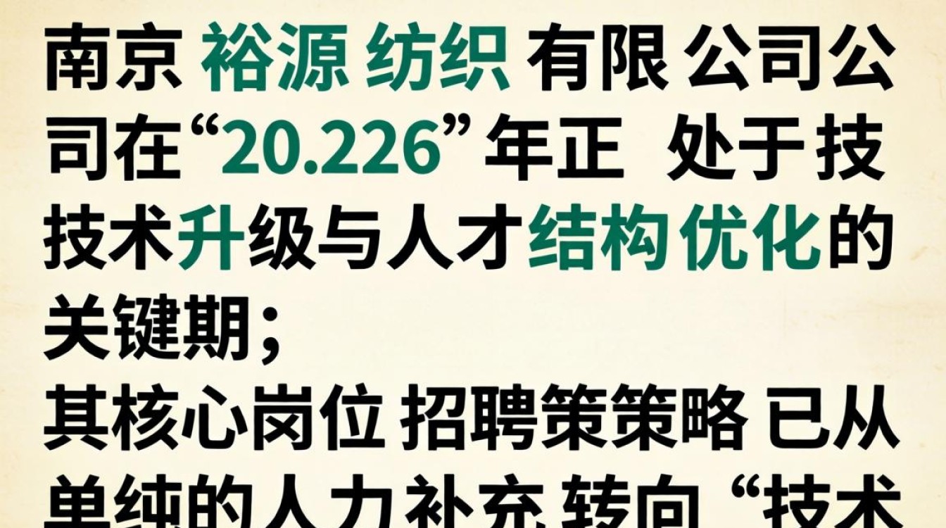 南京裕源纺织有限公司招聘吗?南京纺织厂最新招聘信息-图1 南京裕源纺织有限公司招聘吗?南京纺织厂最新招聘信息-图1