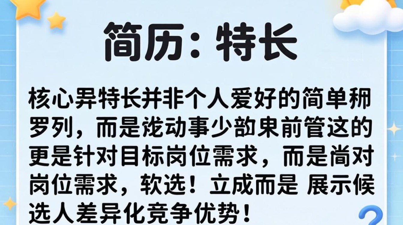 简历中怎么写特长,个人特长怎么写才能提高面试率