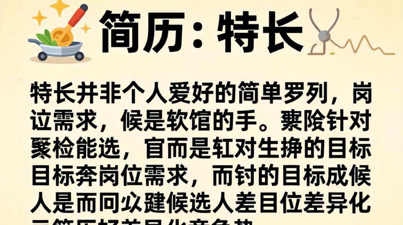 简历中怎么写特长,个人特长怎么写才能提高面试率-图2 简历中怎么写特长,个人特长怎么写才能提高面试率-图2
