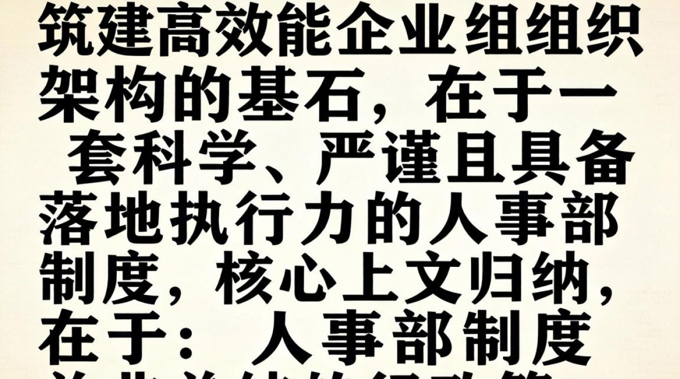企业人事部制度怎么制定?公司人事管理规章制度范本