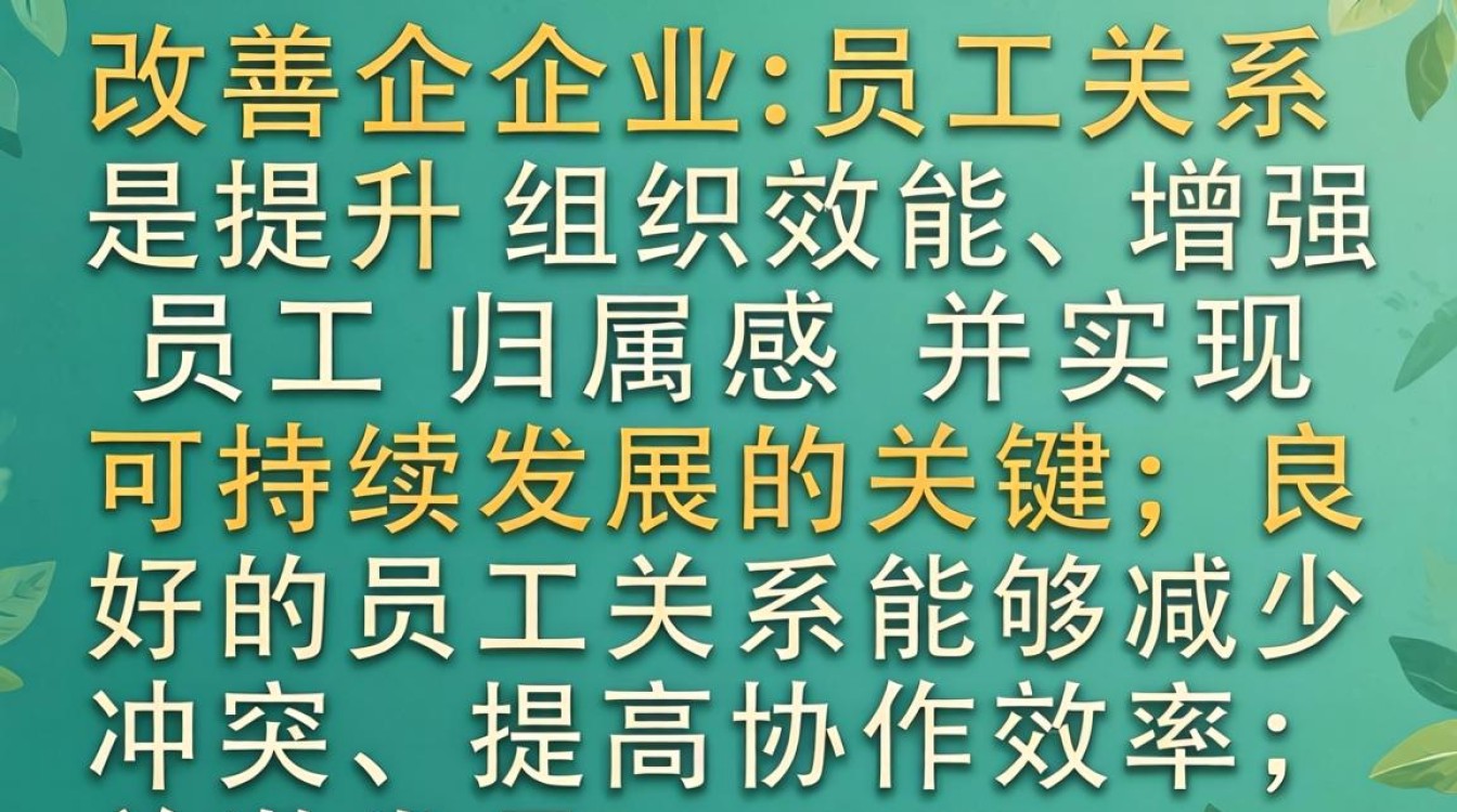 如何改善企业员工关系?关键措施与落地方法有哪些-图1 如何改善企业员工关系?关键措施与落地方法有哪些-图1