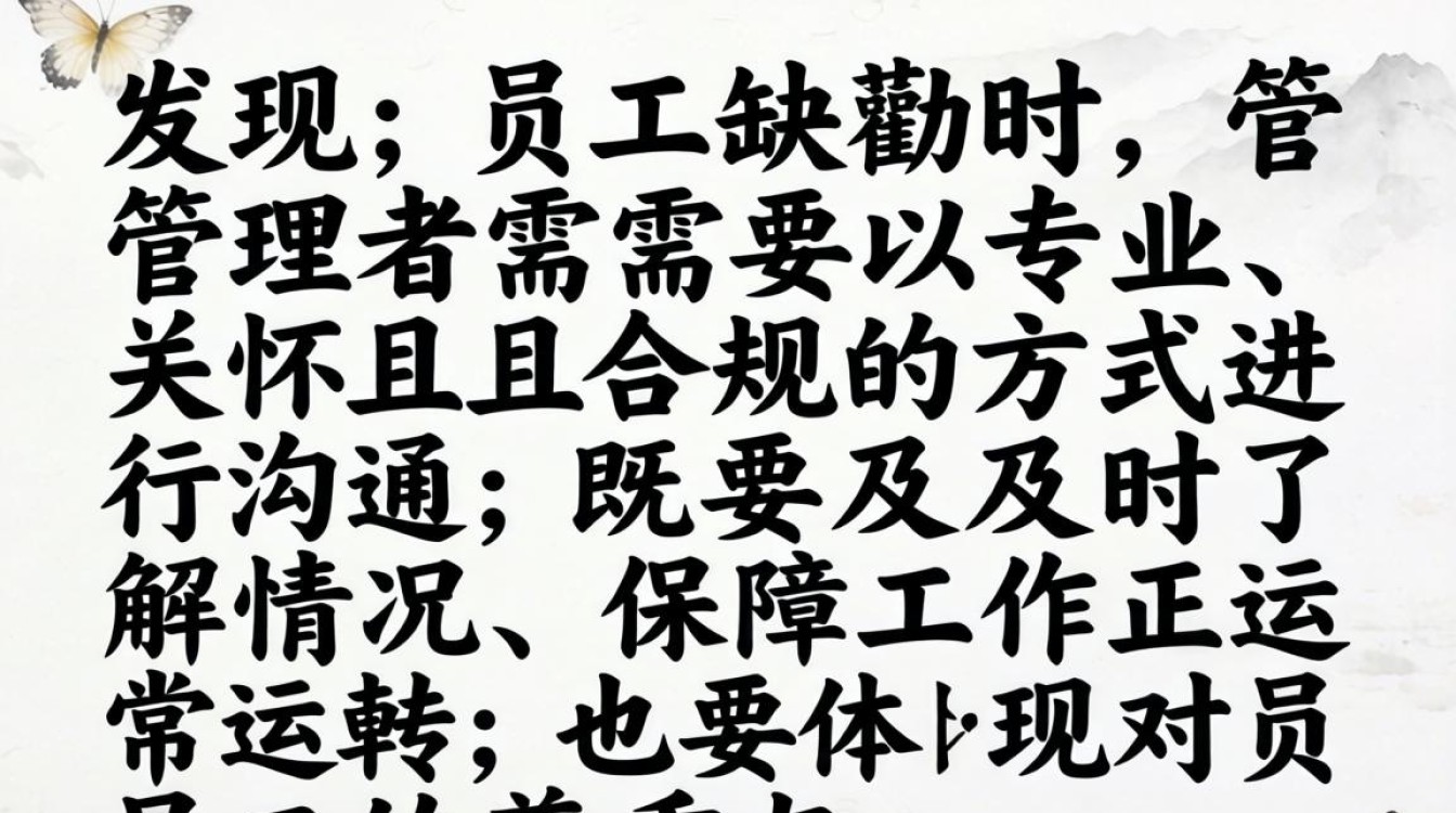 员工缺勤时如何沟通不伤关系？员工缺勤怎么谈话了解真实原因？-图1