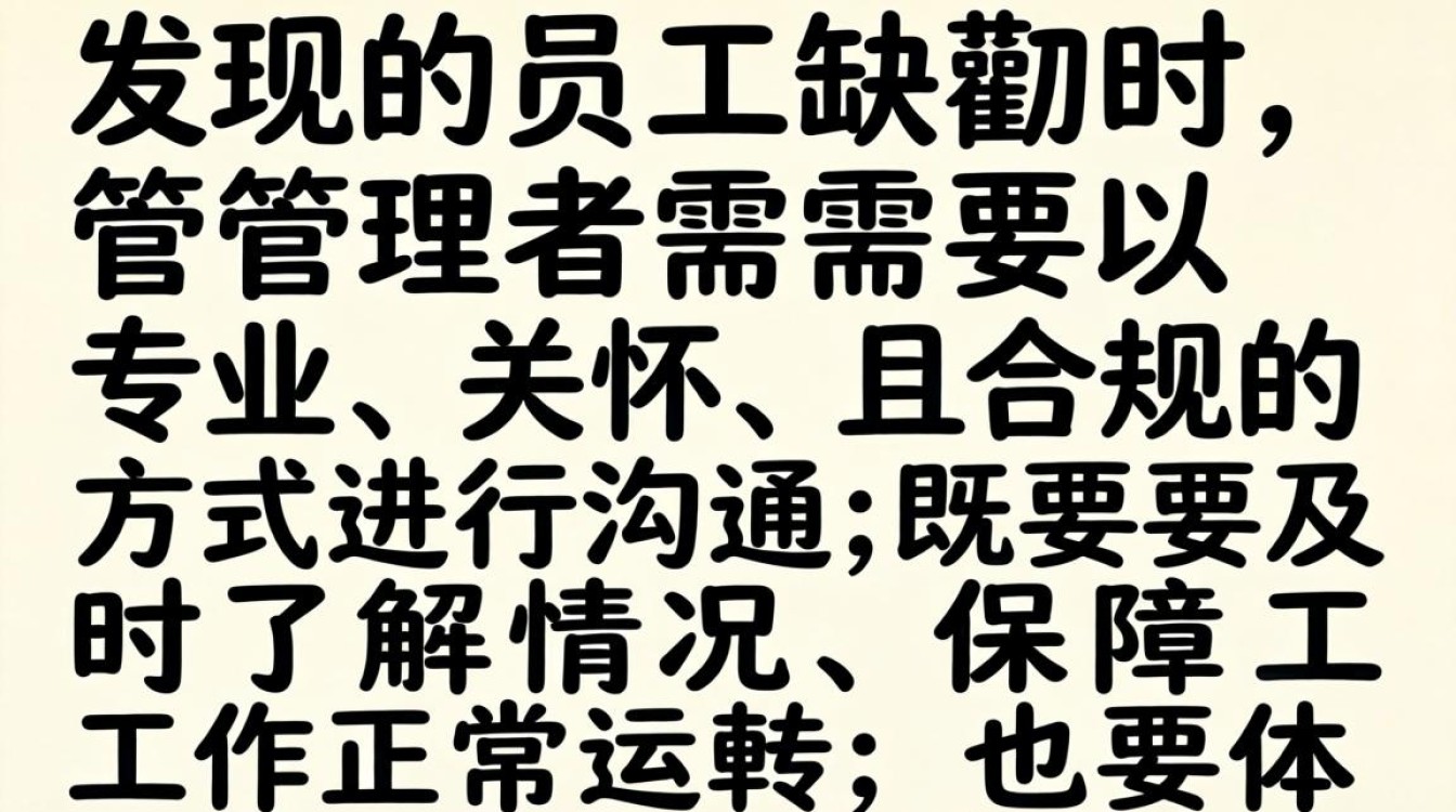员工缺勤时如何沟通不伤关系？员工缺勤怎么谈话了解真实原因？-图2