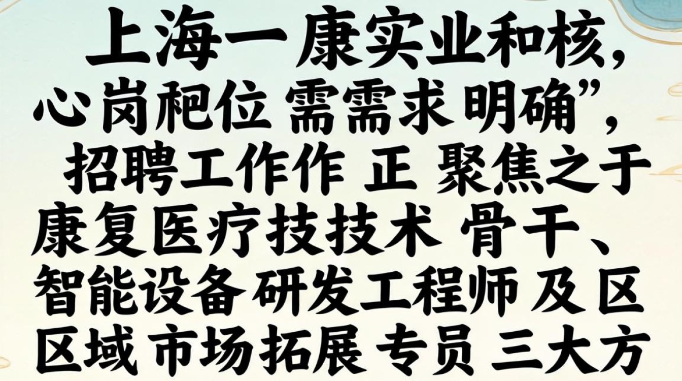 上海一康实业招聘吗?上海一康实业最新招聘岗位有哪些-图2 上海一康实业招聘吗?上海一康实业最新招聘岗位有哪些-图2