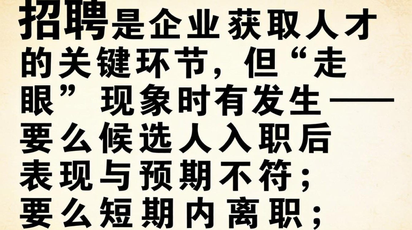 招聘如何做到不走眼?精准识人避坑关键技巧有哪些?