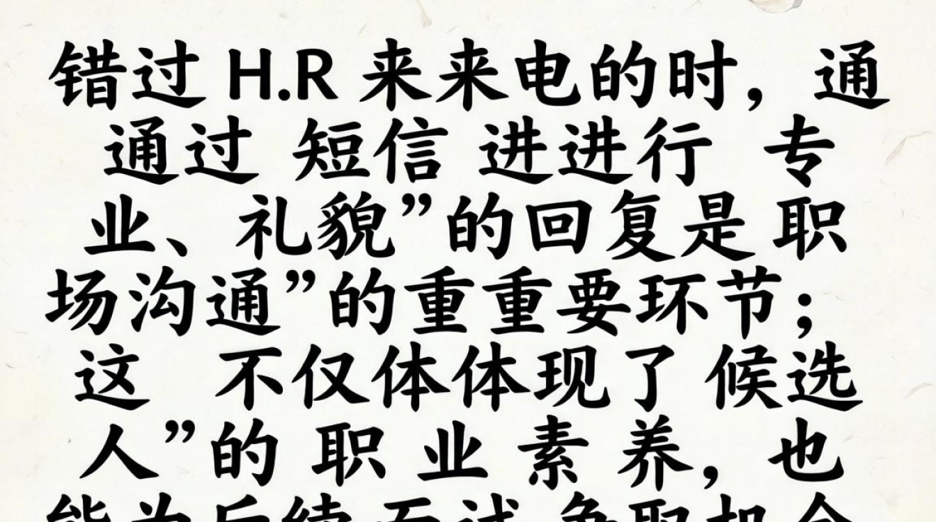 错过HR电话怎么回短信争取面试?错过面试电话怎么挽回-图3 错过HR电话怎么回短信争取面试?错过面试电话怎么挽回-图3