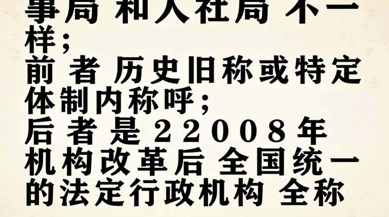 人事局和人社局一样吗,人社局全称是什么-图2 人事局和人社局一样吗,人社局全称是什么-图2