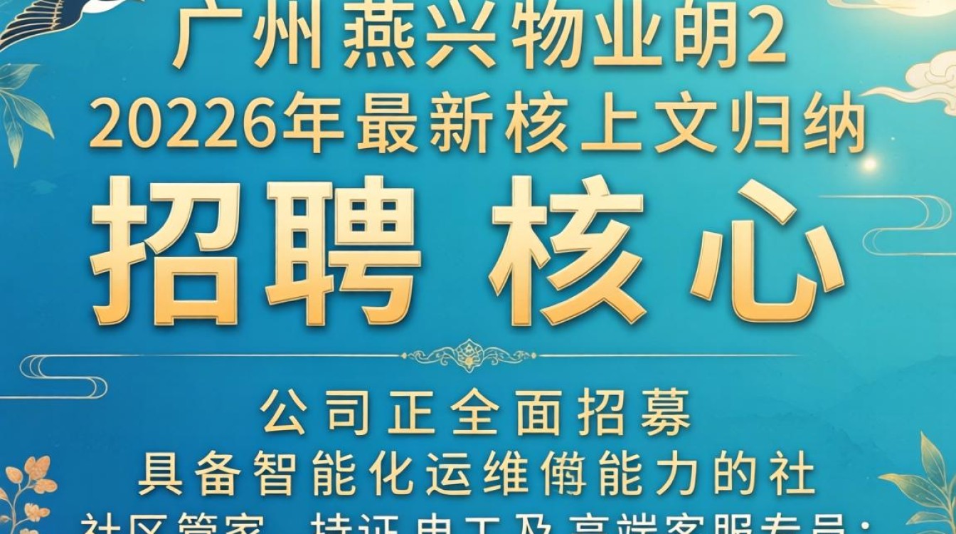 赣州燕兴物业招聘是真的吗,赣州物业招聘