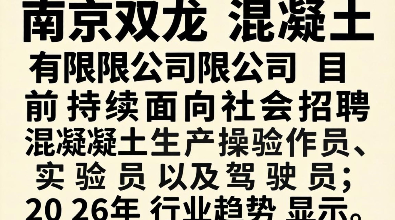 南京双龙混凝土招聘是真的吗，南京双龙混凝土招聘信息-图2