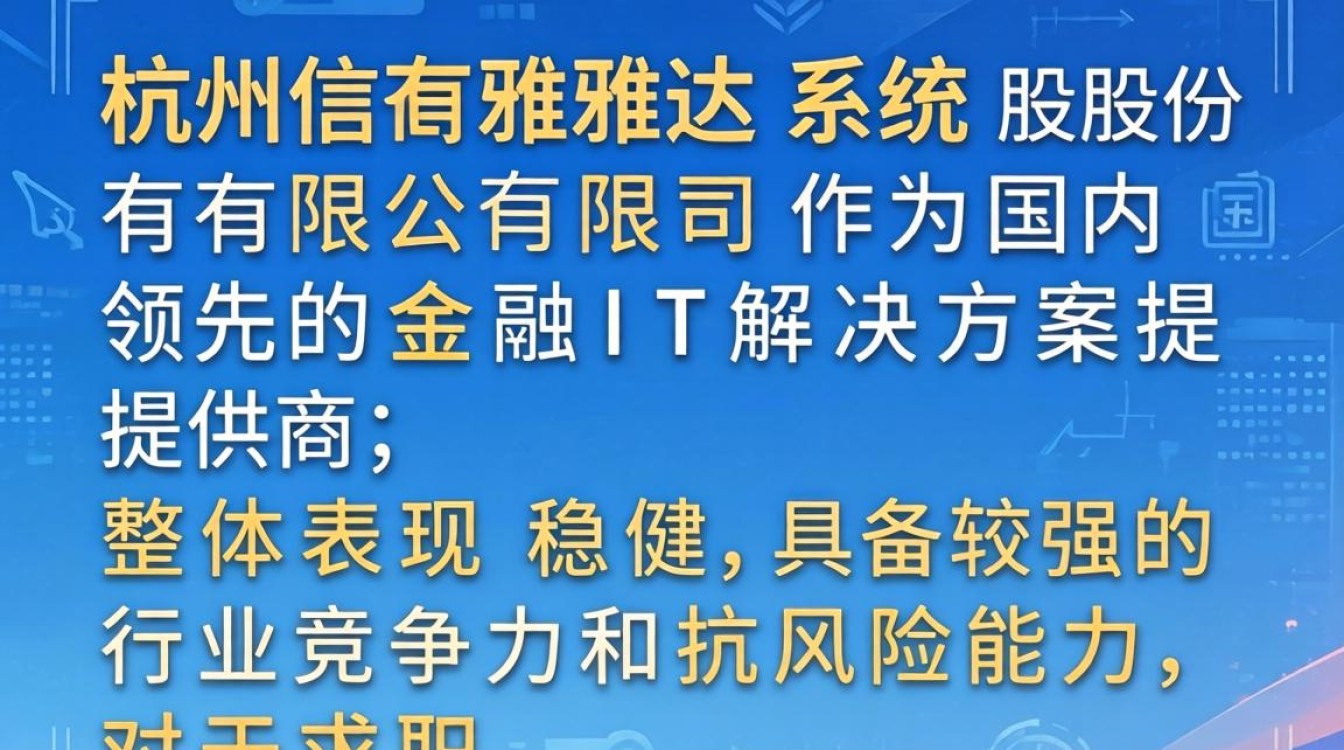 杭州信雅达公司怎么样,杭州信雅达股份有限公司评价-图1 杭州信雅达公司怎么样,杭州信雅达股份有限公司评价-图1
