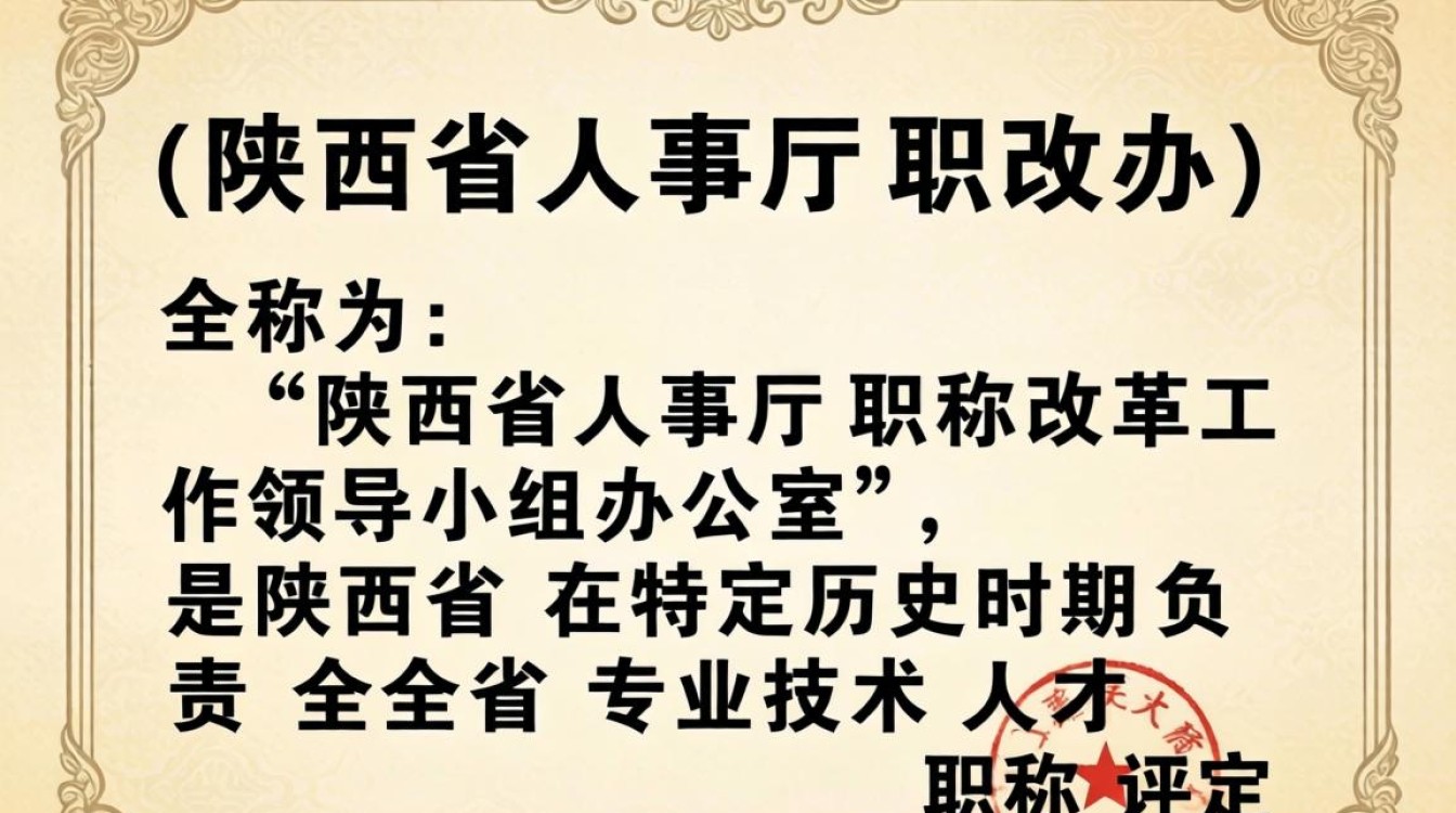 陕西省人事厅职改办，陕西省职称评审政策及流程详解-图2