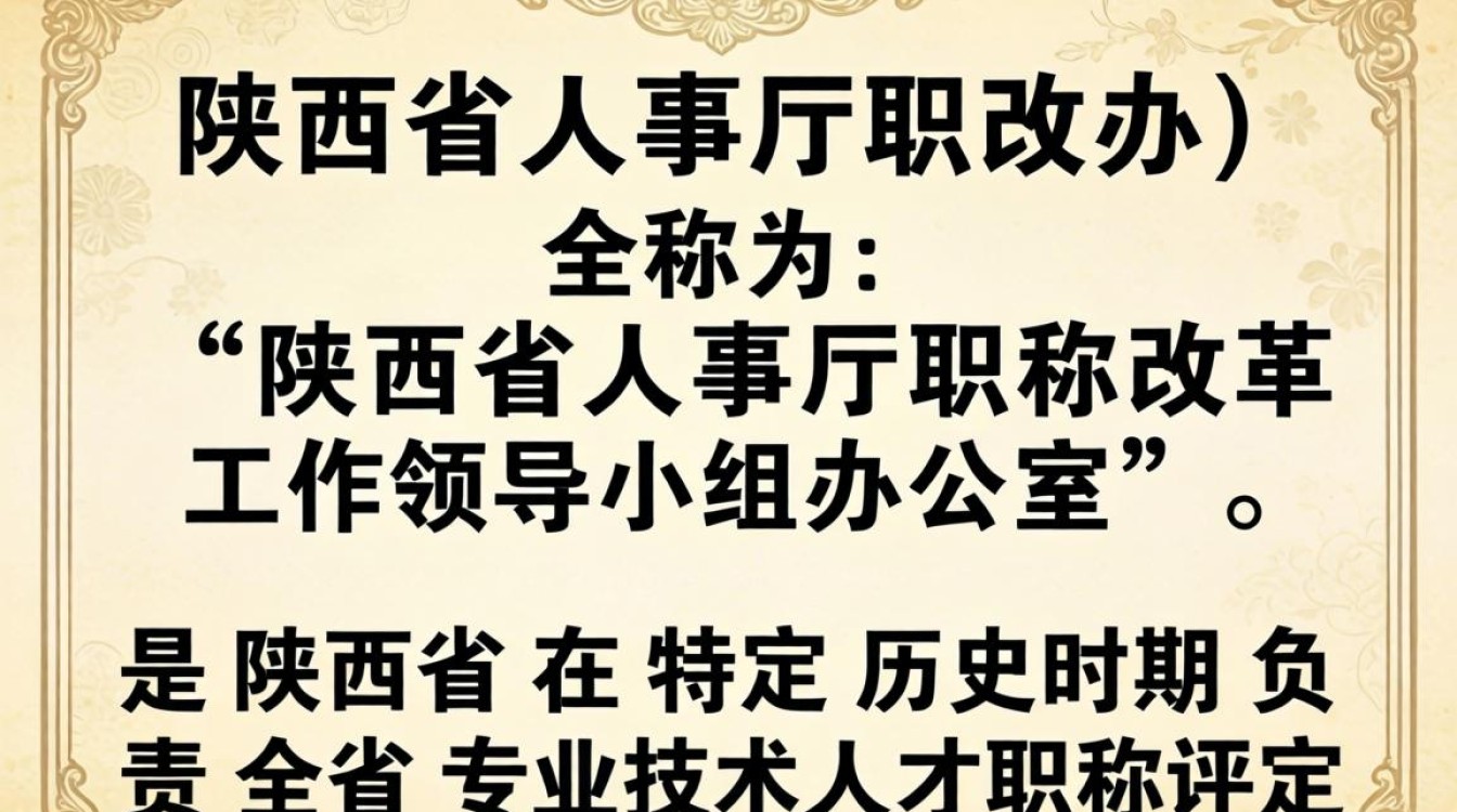 陕西省人事厅职改办，陕西省职称评审政策及流程详解-图3