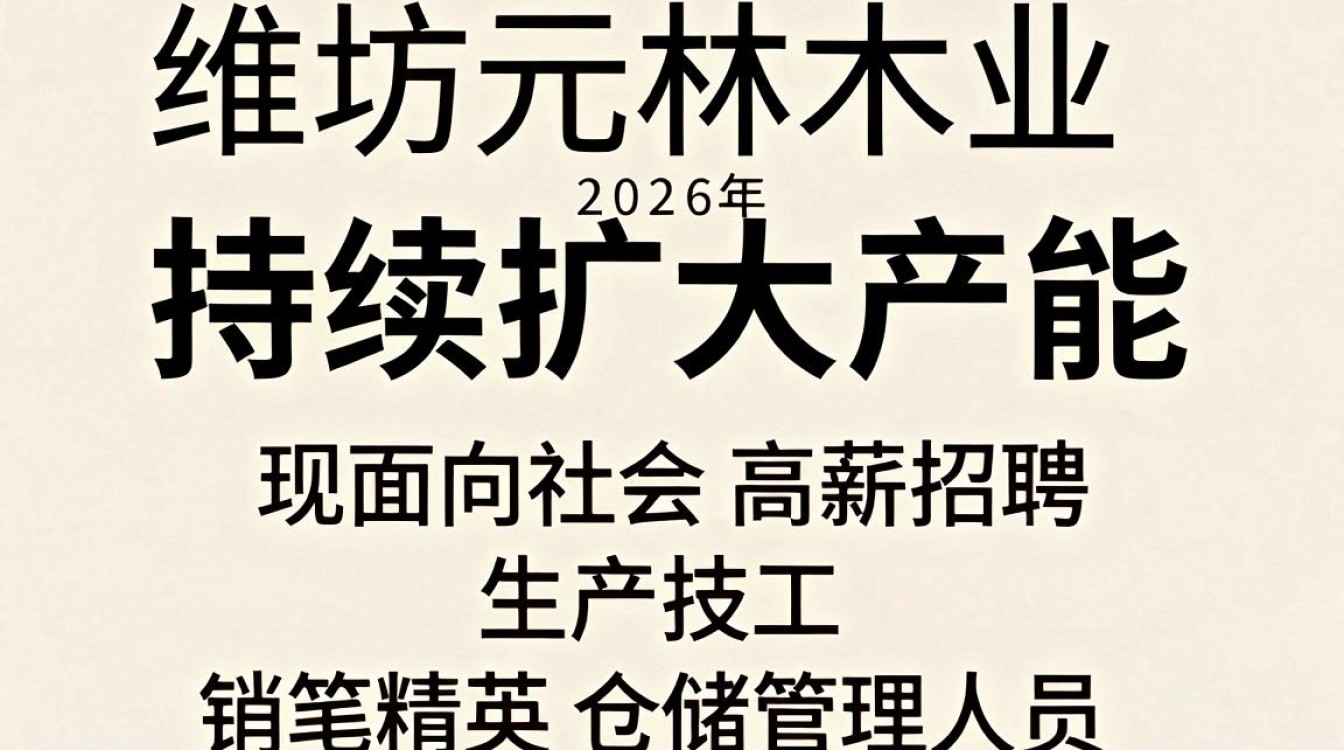 潍坊元林木业招聘，潍坊元林木业最新招聘信息-图3