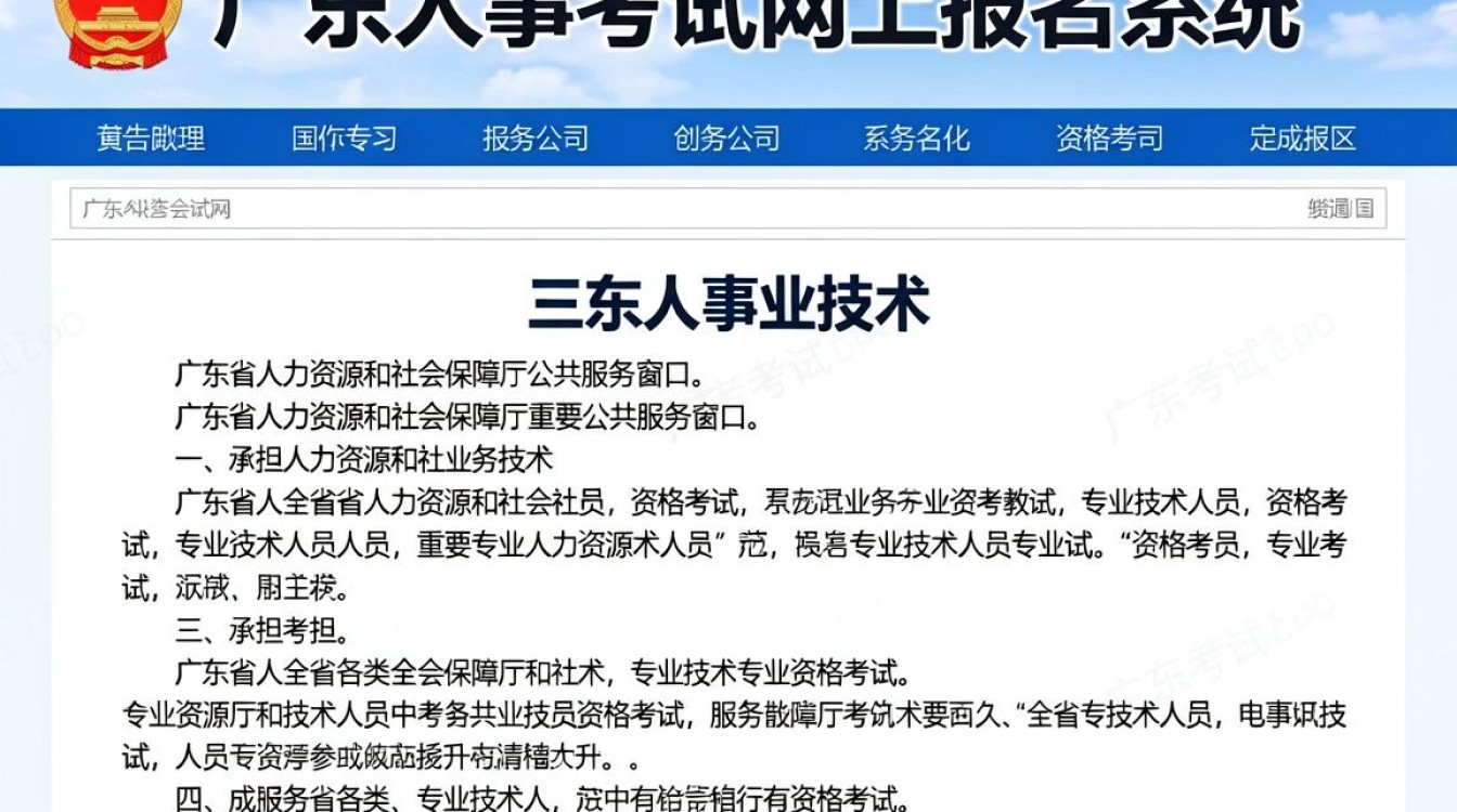 广东人事考试网上报名入口在哪里,广东人事考试网