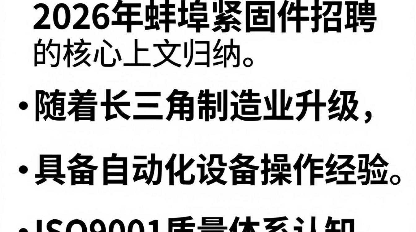 蚌埠紧固件招聘吗，蚌埠紧固件最新招聘信息