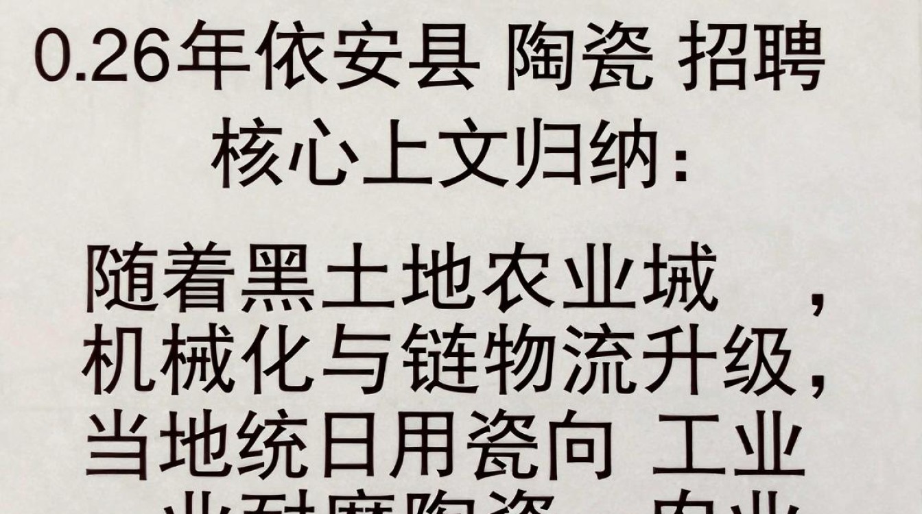 依安县陶瓷招聘，依安县陶瓷厂最新招聘信息-图1