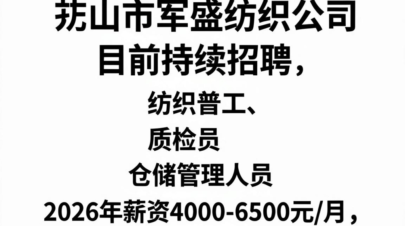 乐山市军盛纺织公司招聘吗，乐山纺织厂最新招聘-图2