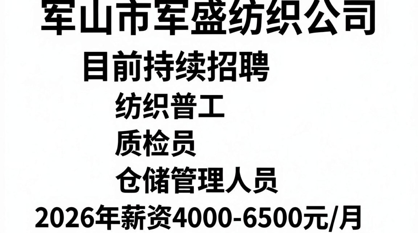 乐山市军盛纺织公司招聘吗，乐山纺织厂最新招聘-图3