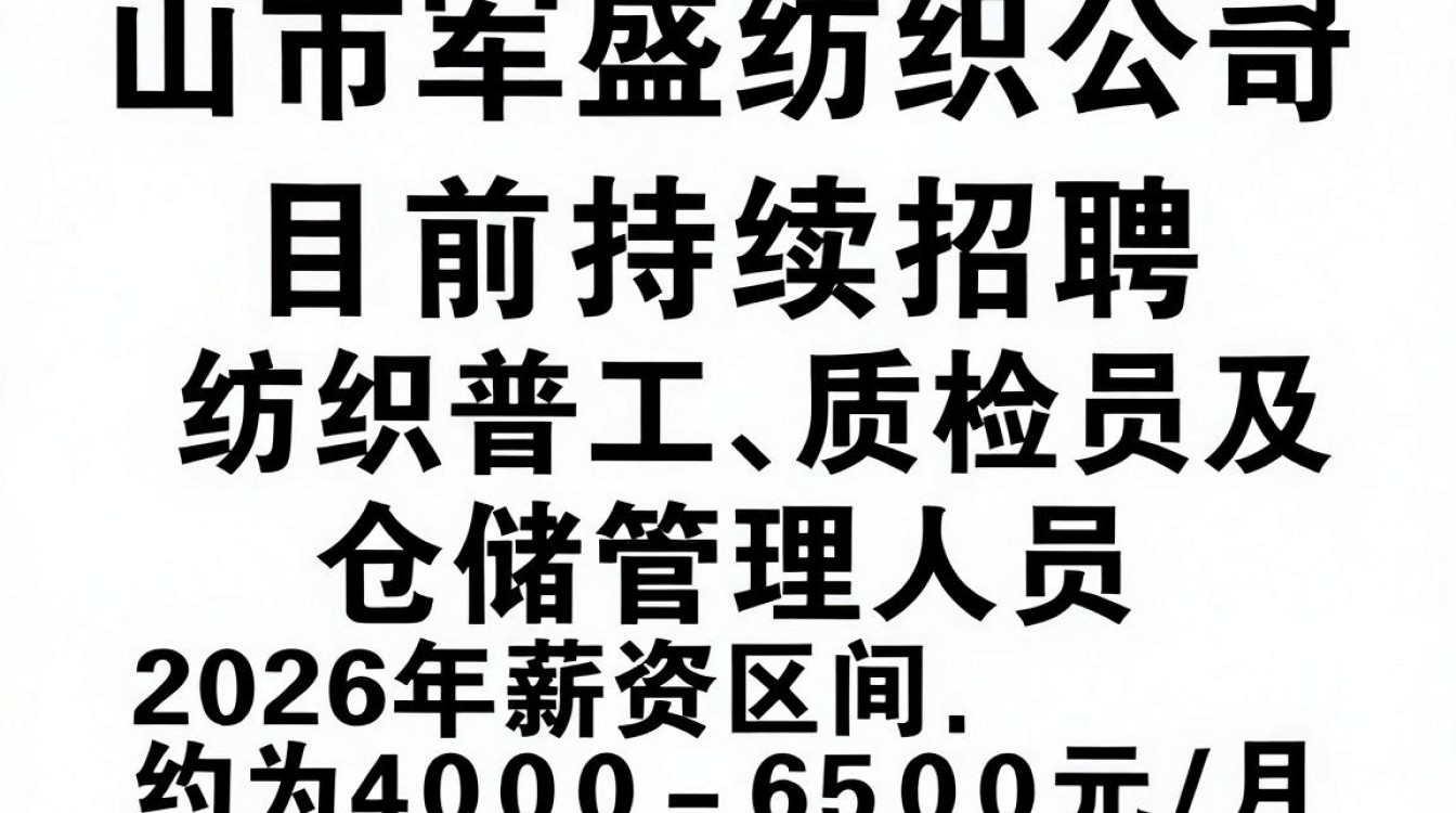 乐山市军盛纺织公司招聘吗，乐山纺织厂最新招聘-图1