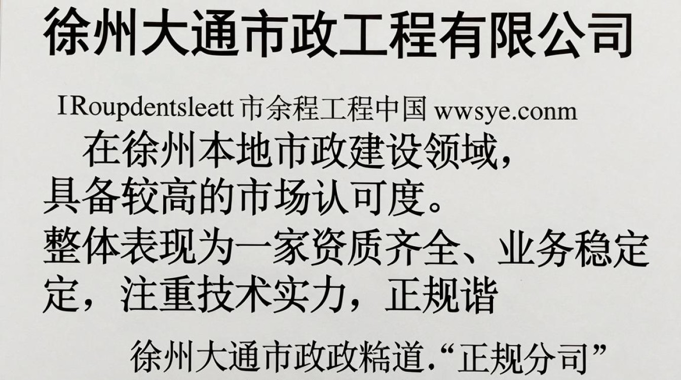 徐州大通市政怎么样，徐州大通市政口碑评价-图3