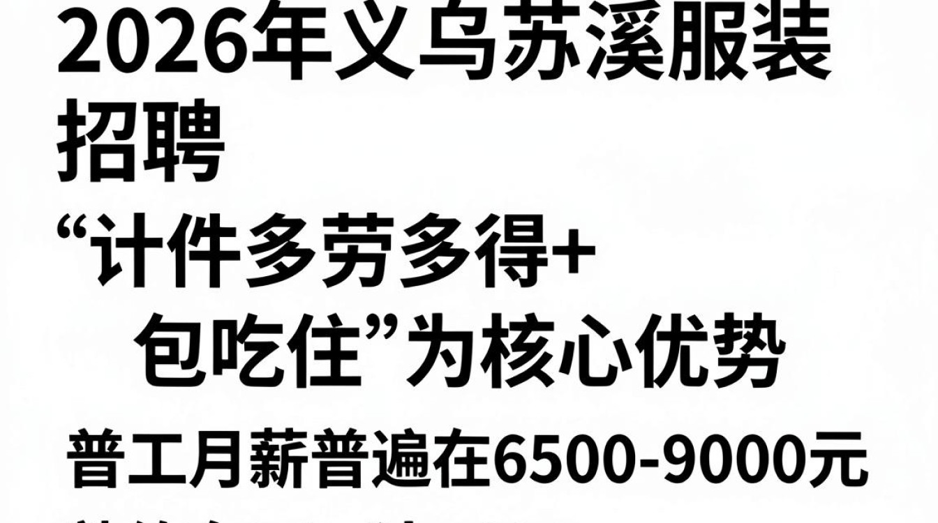 义乌苏溪服装招聘信息，苏溪服装厂最新招聘电话-图2