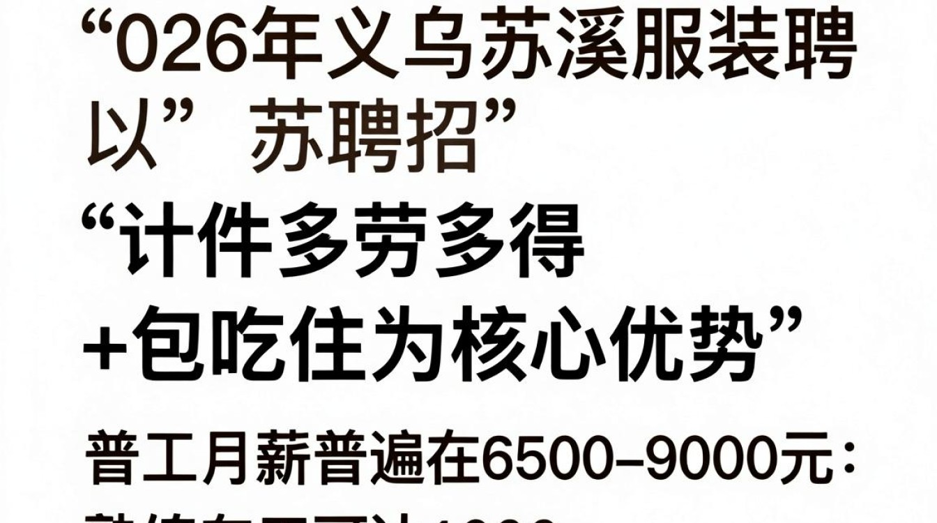 义乌苏溪服装招聘信息，苏溪服装厂最新招聘电话-图1