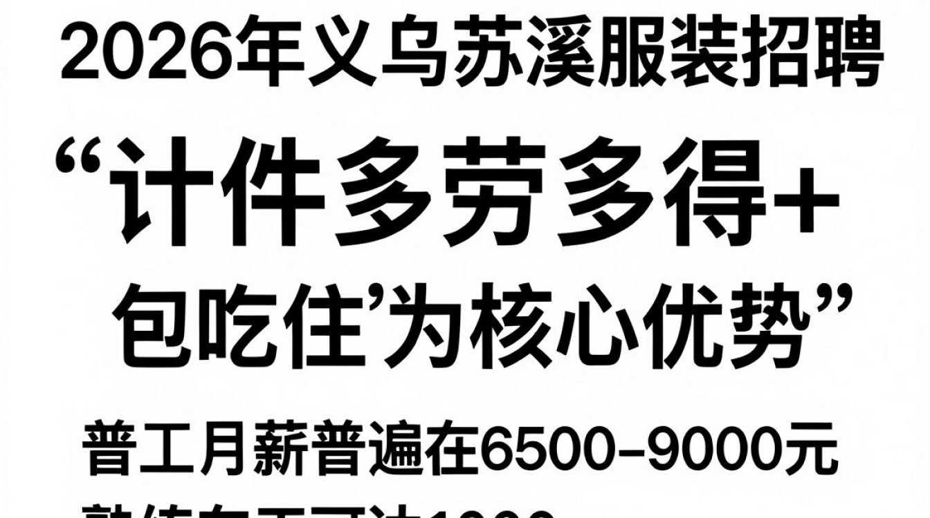 义乌苏溪服装招聘信息，苏溪服装厂最新招聘电话-图3