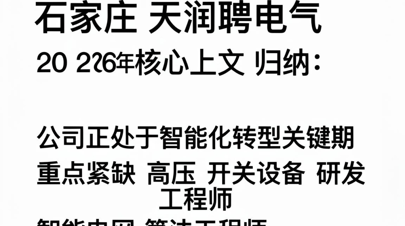 石家庄天润电气招聘是真的吗，石家庄天润电气招聘信息
