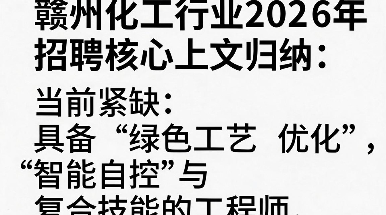 赣州化工招聘，赣州化工最新招聘信息及薪资待遇-图1