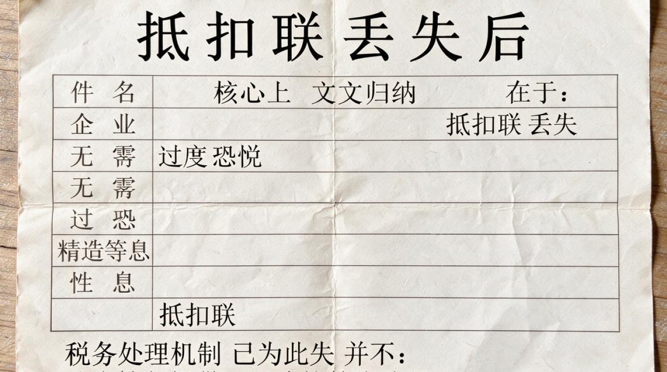 抵扣联丢了怎么办?发票抵扣联丢失如何补救-图2 抵扣联丢了怎么办?发票抵扣联丢失如何补救-图2