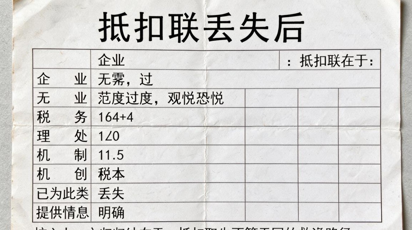 抵扣联丢了怎么办?发票抵扣联丢失如何补救-图3 抵扣联丢了怎么办?发票抵扣联丢失如何补救-图3